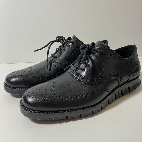 Cole Haan ZeroGrand Wingtip Men's Oxford Black - Picture 8 of 15